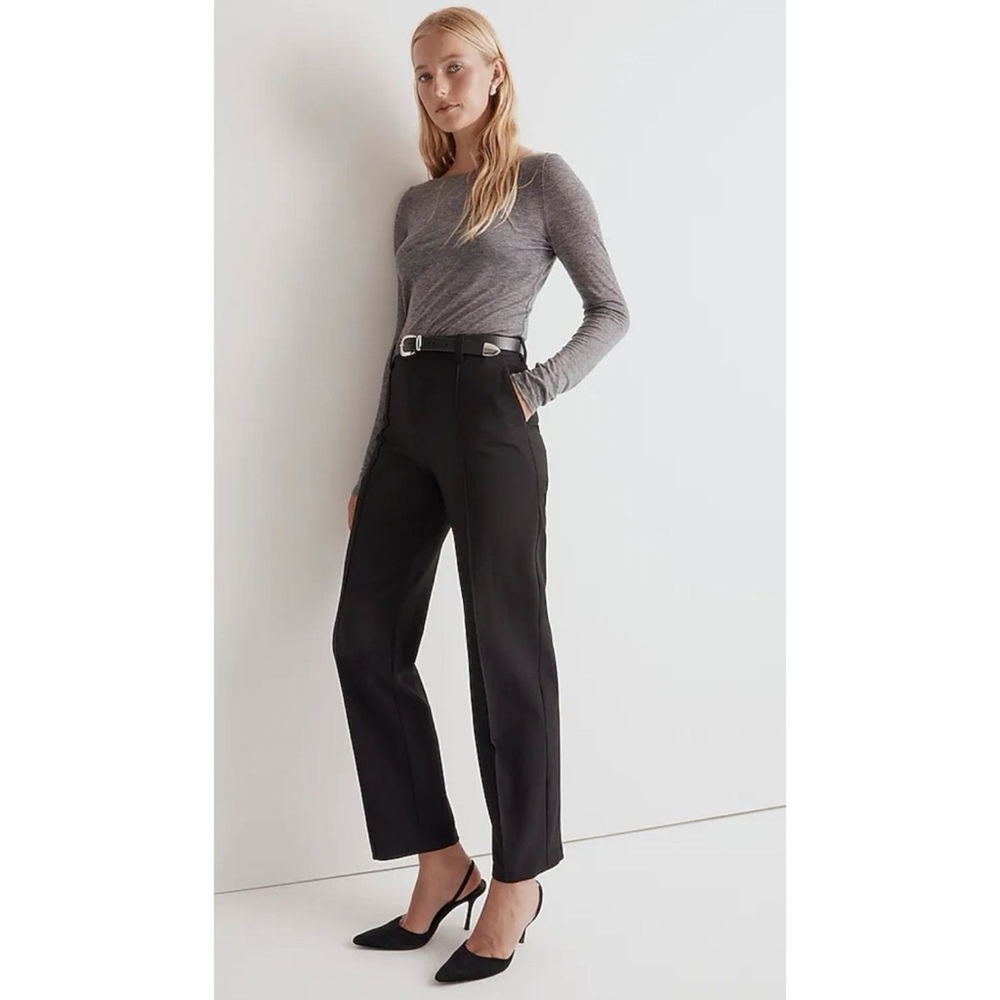 Madewell Black Straight Leg Women's Pants